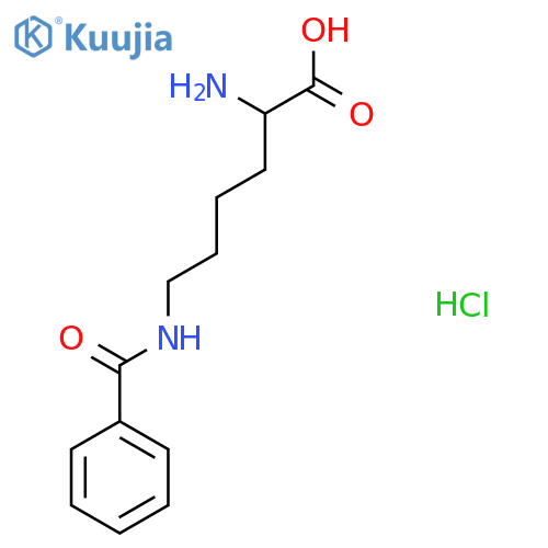2-Amino-6-(phenylformamido)hexanoic acid hydrochloride structure
