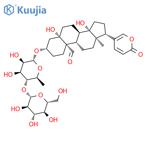 Bufa-20,22-dienolide,3-[(6-deoxy-4-O-b-D-glucopyranosyl-a-L-mannopyranosyl)oxy]-5,14-dihydroxy-19-oxo-,(3b,5b)- structure