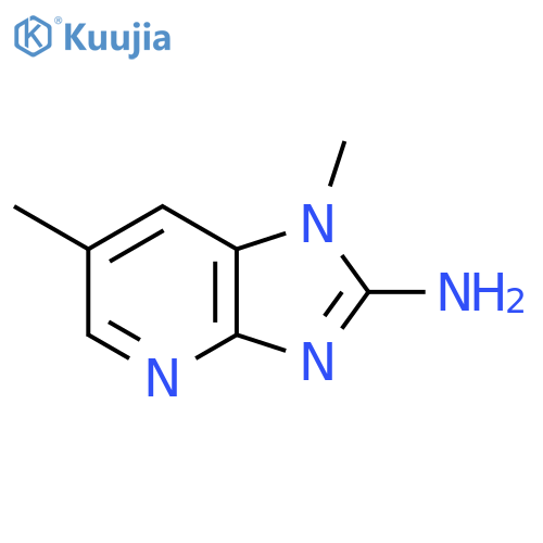 2-Amino-1,6-dimethylimidazo4,5-bpyridine structure