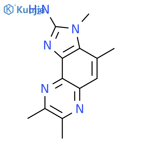 2-Amino-3,4,7,8-tetramethyl-3H-imidazo4,5-fquinoxaline structure