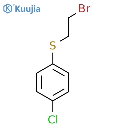 1-(2-bromoethyl)sulfanyl-4-chlorobenzene structure