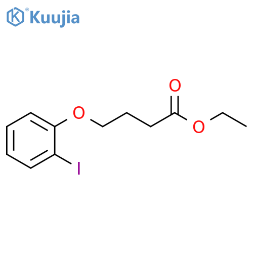 Butanoic acid, 4-(2-iodophenoxy)-, ethyl ester structure