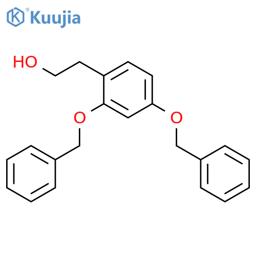 2-(2,4-bis(benzyloxy)phenyl)ethanol structure