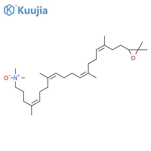 4,8,12,16-Nonadecatetraen-1-amine,19-(3,3-dimethyloxiranyl)-N,N,4,8,13,17-hexamethyl-, N-oxide, (4E,8E,12E,16E)-(9CI) structure