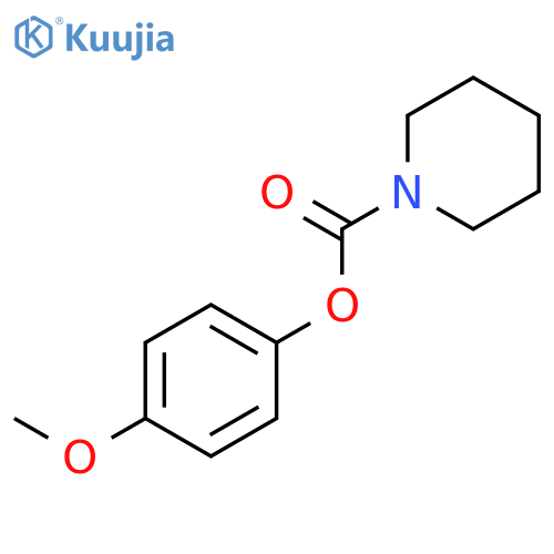4-Methoxyphenyl piperidine-1-carboxylate structure