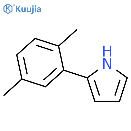 1H-Pyrrole, 2-(2,5-dimethylphenyl)- structure