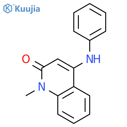2(1H)-Quinolinone, 1-methyl-4-(phenylamino)- structure