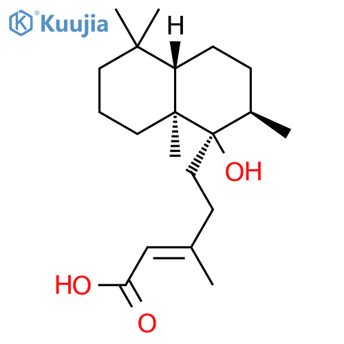 9-Hydroxy-13E-labden-15-oic acid structure