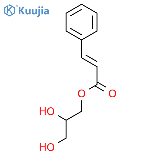2-Propenoic acid, 3-phenyl-, 2,3-dihydroxypropyl ester, (2E)- structure