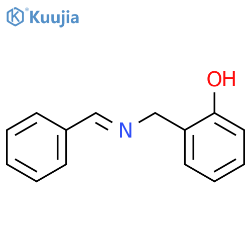 2-[(benzylideneamino)methyl]phenol structure