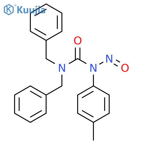 Urea, N-(4-methylphenyl)-N-nitroso-N',N'-bis(phenylmethyl)- structure