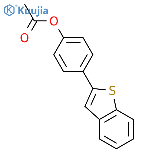 2-(4-Acetoxyphenyl)benzothiophene structure