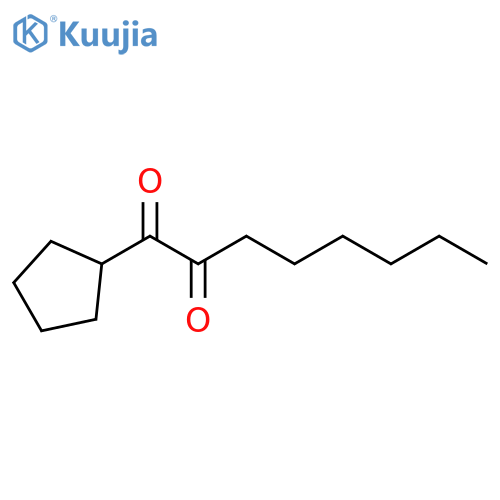 1,2-Octanedione, 1-cyclopentyl- structure
