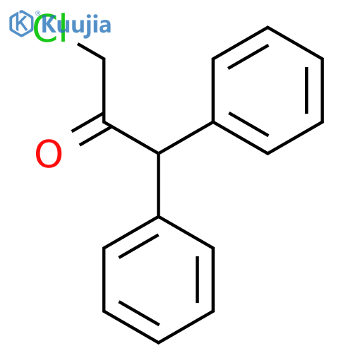 3-Chloro-1,1-diphenylpropan-2-one structure