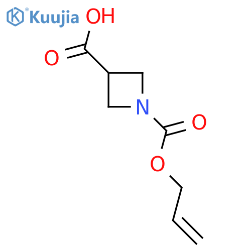 1-[(Prop-2-en-1-yloxy)carbonyl]azetidine-3-carboxylic acid structure