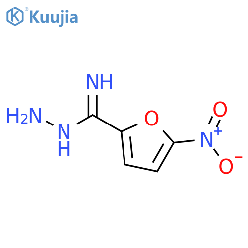 2-Furancarboximidicacid, 5-nitro-, hydrazide structure