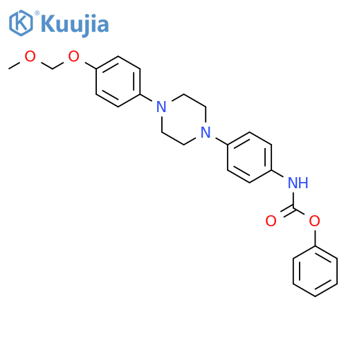 4-4-(4-O-Methoxymethyl-4-hydroxyphenyl)-1-piperazinylphenylcarbamic Acid Phenyl Ester structure