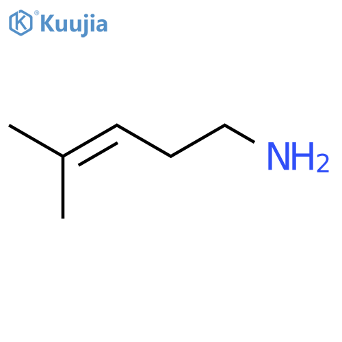 4-methylpent-3-en-1-amine structure
