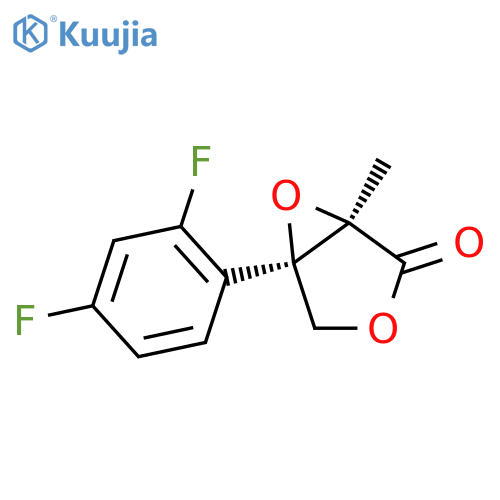 rac-cis-4-(2,4-Difluorophenyl)-3-methyl-2(5H)-furanone 3,4-Epoxide structure