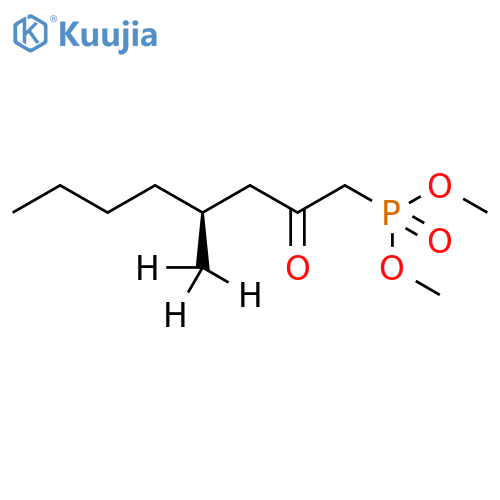 Dimethyl (4S)-4-Methyl-(2-oxooctyl)phosphonate-d3 structure