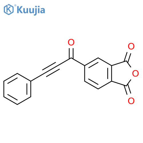 5-(3-phenylprop-2-ynoyl)-1,3-dihydro-2-benzofuran-1,3-dione structure