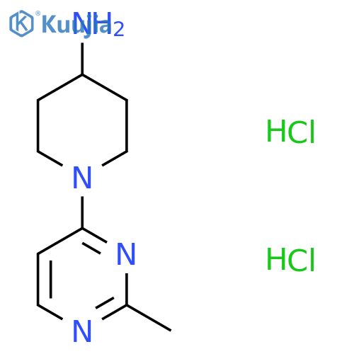 1-(2-methylpyrimidin-4-yl)piperidin-4-amine dihydrochloride structure
