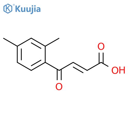 (2E)-4-(2,4-DIMETHYLPHENYL)-4-OXO-2-BUTENOIC ACID structure