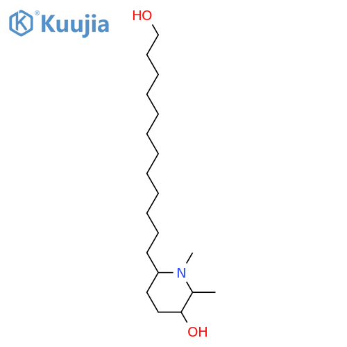 5-Hydroxy-6-methyl-2-piperidinedodecanol; (2R,5R,6R)-form, N-Me structure