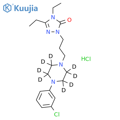 Etoperidone-d8 Hydrochloride structure