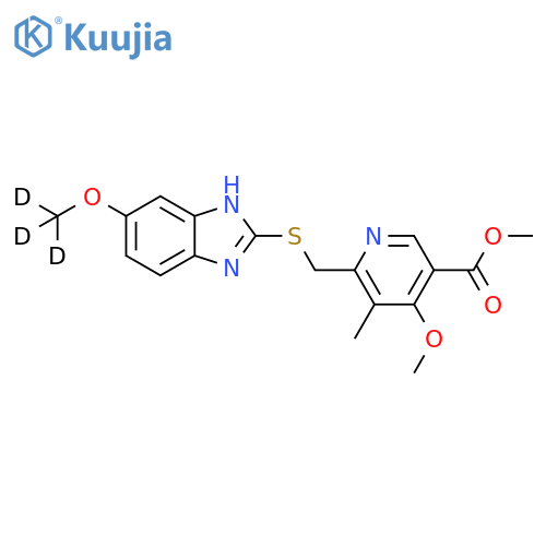 Omeprazole Acid-d3 Methyl Ester Sulfide structure
