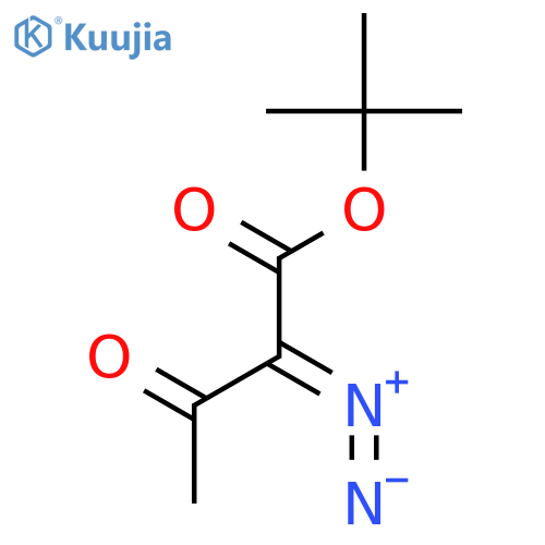 Butanoic acid, 2-diazo-3-oxo-, 1,1-dimethylethyl ester structure