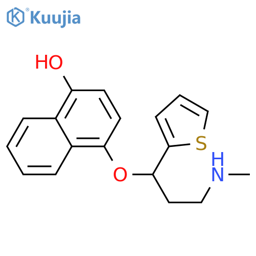 Racemic 4-Hydroxy Duloxetine-d3 structure