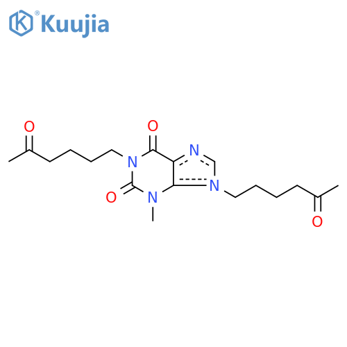 7-Desmethyl-9-(5-oxohexyl) Pentoxifylline structure
