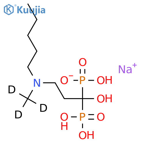 Ibandronic Acid-d3 Sodium Salt structure