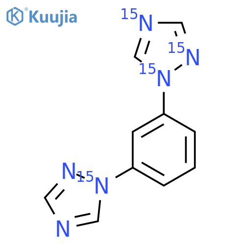 1,1'-(1,3-Phenylene)bis-1H-1,2,4-triazole-15N4 structure