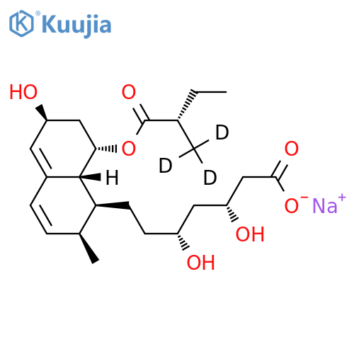 Pravastatin-d3 Sodium Salt (major) structure