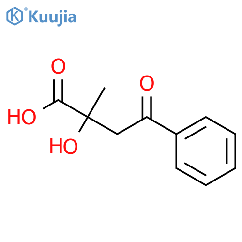 Benzenebutanoic acid, a-hydroxy-a-methyl-g-oxo- structure
