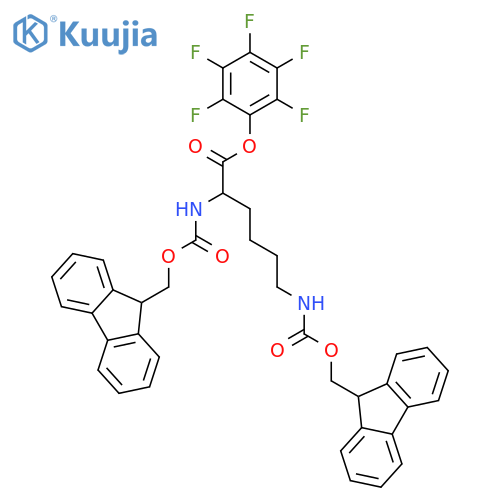 Fmoc-Lys(Fmoc)-OPfp structure