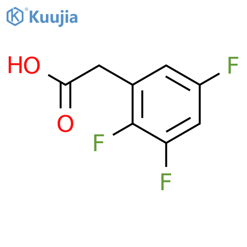 2-(2,3,5-Trifluorophenyl)acetic acid structure