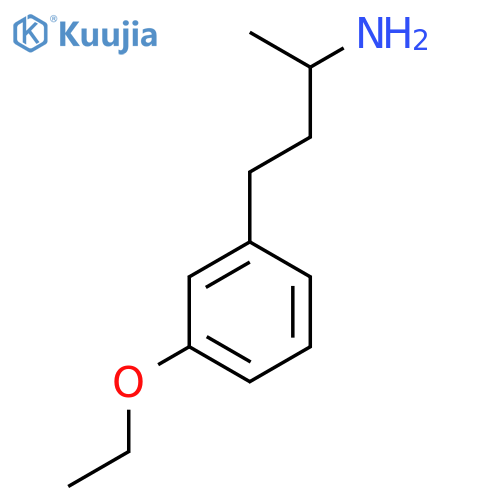 4-(3-ethoxyphenyl)butan-2-amine structure