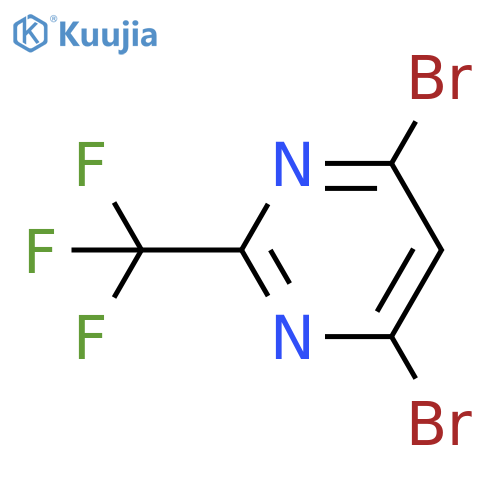 4,6-Dibromo-2-trifluoromethyl-pyrimidine structure