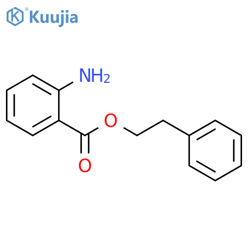Benzoic acid, 2-amino-,2-phenylethyl ester structure