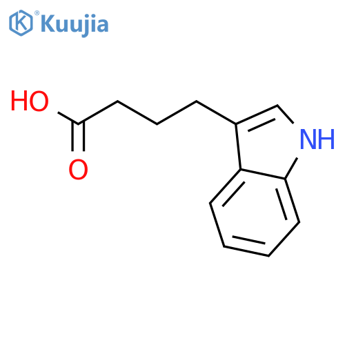 4-(1H-indol-3-yl)butanoic acid structure