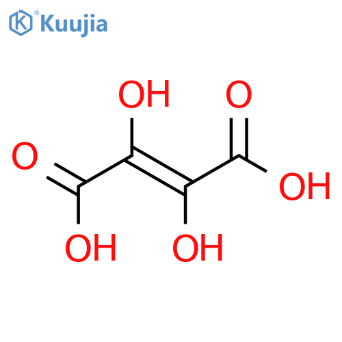 2-Butenedioic acid,2,3-dihydroxy-, (2E)- structure