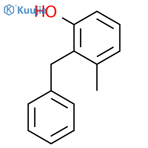 2-Benzyl-3-methylphenol structure