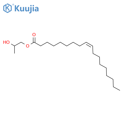 2-hydroxypropyl (9E)-octadec-9-enoate structure