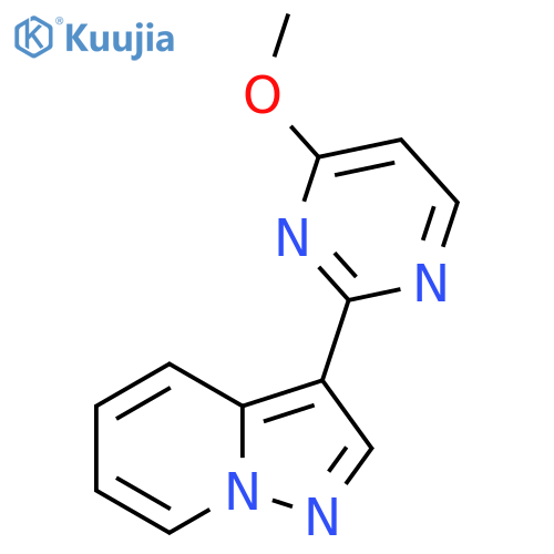 3-(4-Methoxypyrimidin-2-yl)pyrazolo1,5-apyridine structure