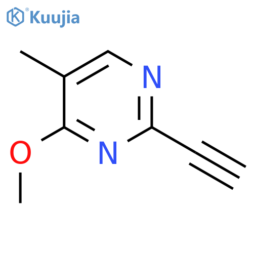 2-Ethynyl-4-methoxy-5-methylpyrimidine structure