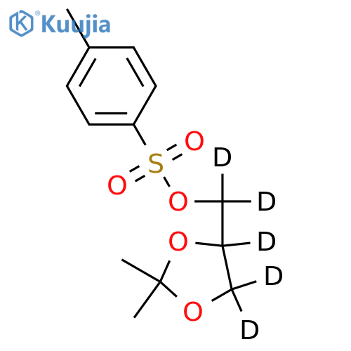 D,L-Tosylisopropylideneglycerol-d5 structure