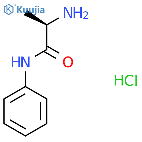 (2R)-2-amino-N-phenylpropanamide hydrochloride structure